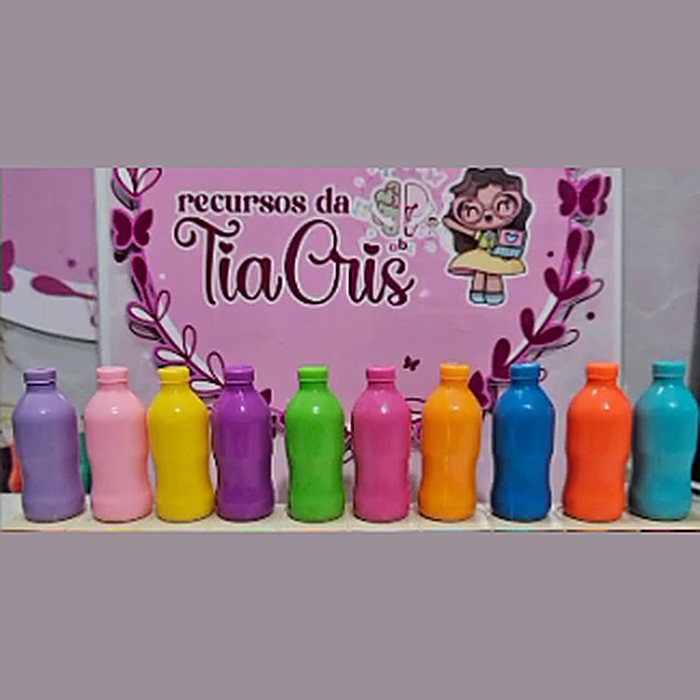 Código das Garrafas — recurso pedagógico da Tia Cris