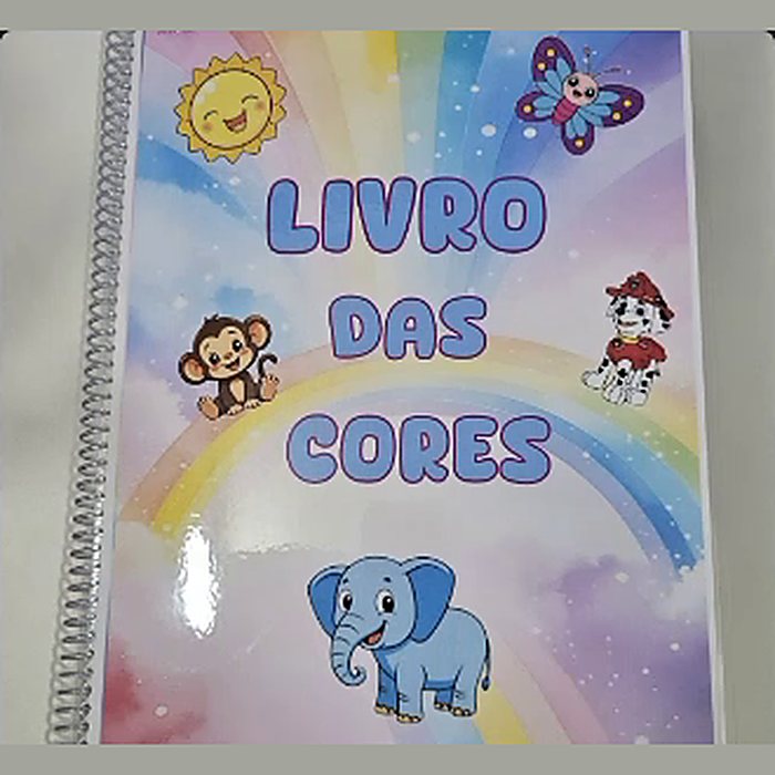Livro das Cores — recurso pedagógico da Tia Cris